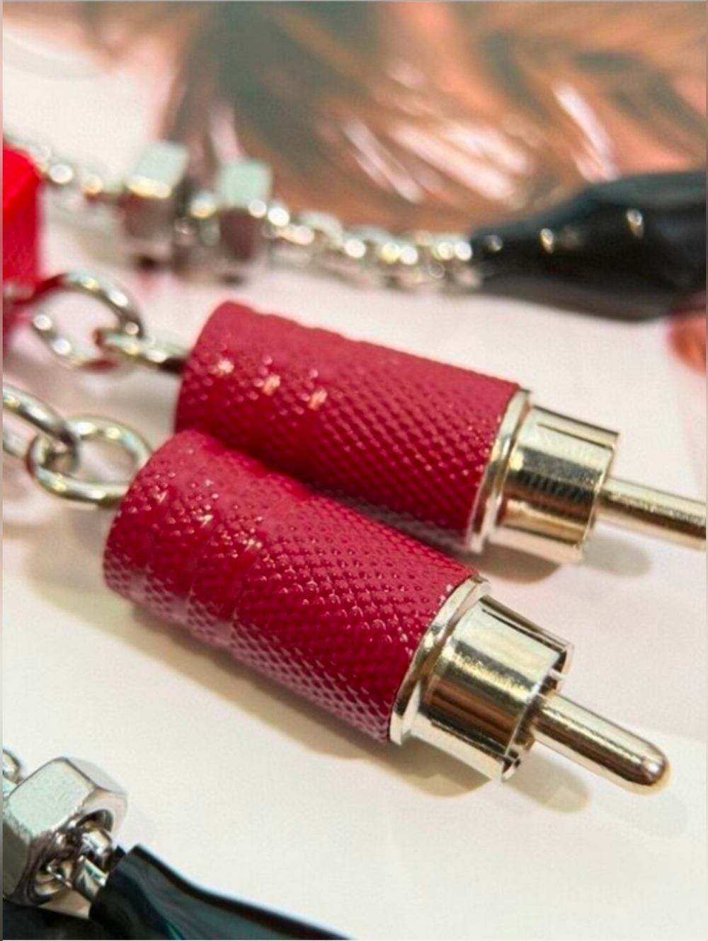 PRADA Triangle Logo Robot Keychain Bag Charm - Picture 6 of 7